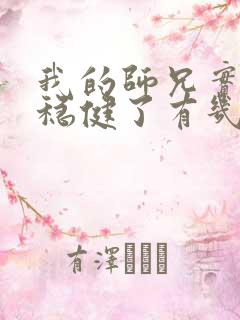 我的师兄实在太稳健了有几个女主