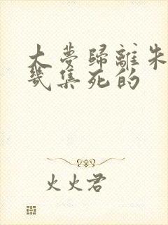 大梦归离朱厌第几集死的