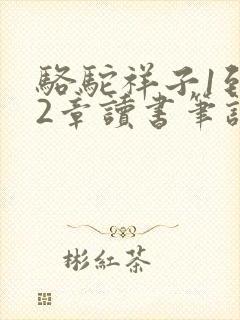骆驼祥子1到12章读书笔记