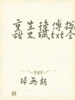 重生后傅总娇妻甜又飒txt全文下载