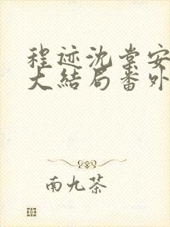 程迹沈棠安江彻大结局番外