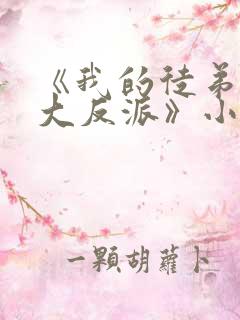 《我的徒弟都是大反派》小说