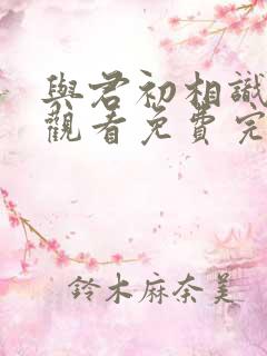 与君初相识在线观看免费完整版
