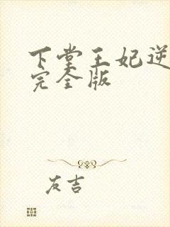 下堂王妃逆袭记完全版