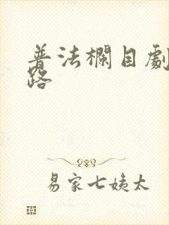 普法栏目剧寻亲路 普法栏目剧寻亲路