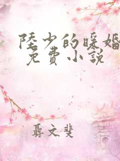 陆少的暖婚新妻 免费小说