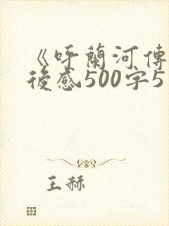 《呼兰河传》读后感500字5篇