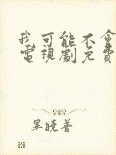 我可能不会爱你电视剧免费观看