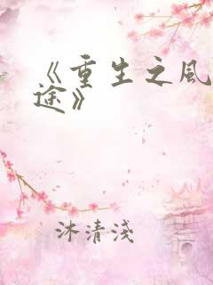 《重生之风流仕途》