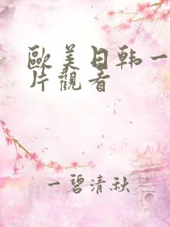 欧美日韩一级淫片观看