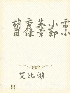 胡秀英小雷全部目录章节小说乡村