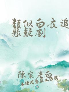 类似白夜追凶的悬疑剧