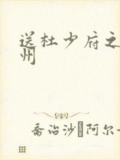 送杜少府之任蜀州
