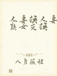 人妻换人妻仑乱熟女交换