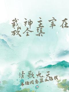武神主宰在线播放全集