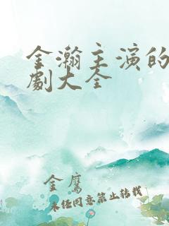 金瀚主演的电视剧大全