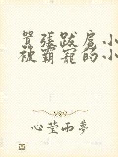 嚣张跋扈小少爷被霸宠的小说