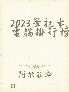 2023笔记本电脑排行榜前十名