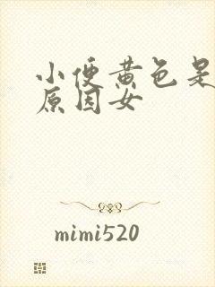 小便黄色是什么原因女
