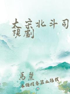 大宋北斗司 电视剧
