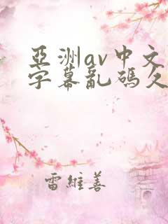 亚洲av中文字字幕乱码久久