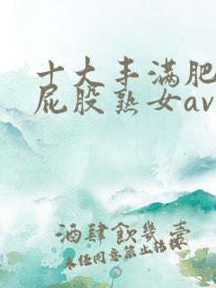 十大丰满肥臀大屁股熟女av