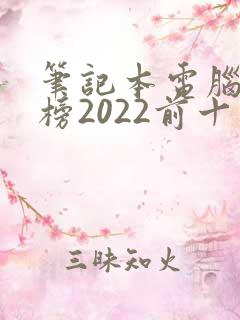 笔记本电脑排行榜2022前十名