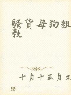 骚货母狗粗口调教