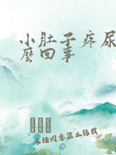 小肚子疼尿疼怎么回事