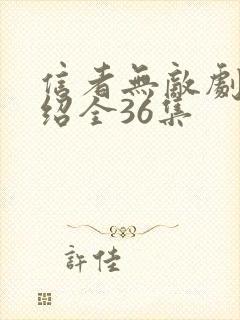 信者无敌剧情介绍全36集