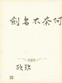 剑名不奈何40
