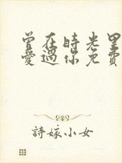 曾在时光里偷偷爱过你免费阅读