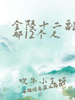 金陵十二副钗是哪12个人
