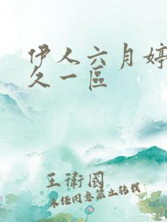 伊人六月婷婷久久一区