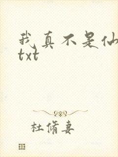我真不是仙二代txt