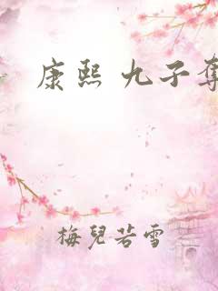 康熙 九子夺嫡