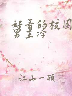 好看的校园小说男主冷
