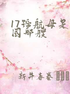 17号航母是中国哪艘