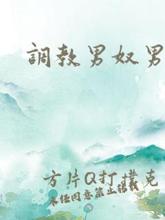 调教男奴男男