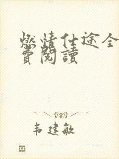 燃情仕途全文免费阅读