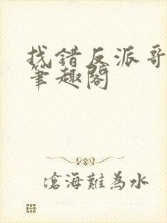 找错反派哥哥后笔趣阁