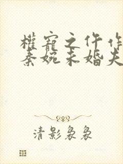 权宠之仵作医妃秦婉未婚夫