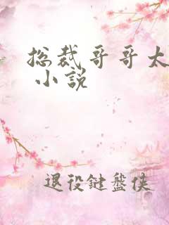 总裁哥哥太宠溺 小说