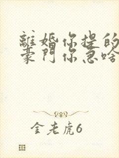 离婚你提的我嫁豪门你急啥