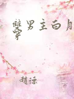 双男主白月光快穿
