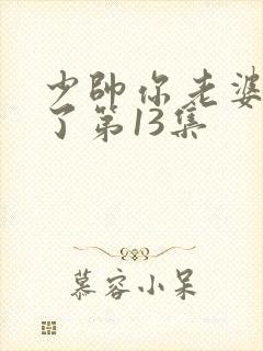 少帅你老婆又跑了第13集