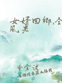 女婿回乡,全村风光