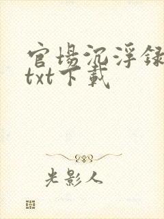 官场沉浮录全集txt下载