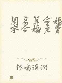 周易算命婚姻八字合婚免费的