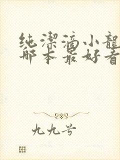 纯洁滴小龙的书哪本最好看